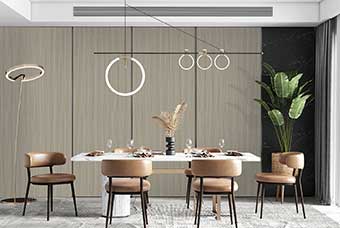 本溪轻奢风格-餐厅