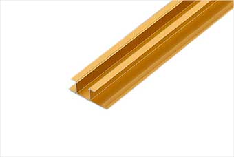 本溪航空纤维墙咔铝合金带灯中条（钛金氧化）