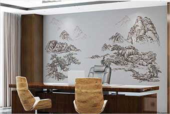 本溪森佰汇航空纤维墙咔（山水之间）