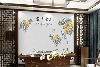 本溪森佰汇航空纤维墙咔（富贵荣华）