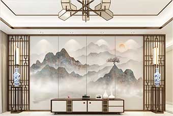 本溪森佰汇航空纤维（山水画系列）